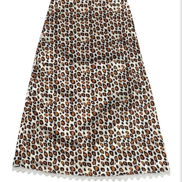 TUNNEL VISION Mel Leopard Midi Skirt SIZE 3XL - Picture 2 of 5